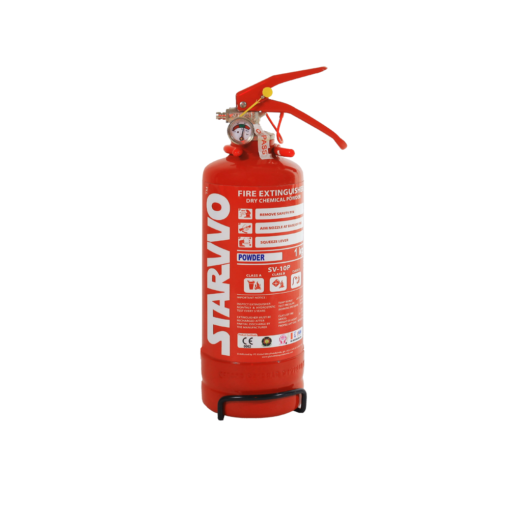 STARVVO Dry Chemical Powder Fire Extinguisher 1 Kg